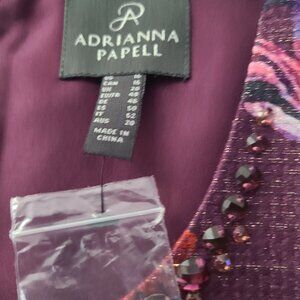 Burgundy brocade dress